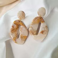 Auskarai „Gold Stone“