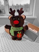 Siuvinėtas elnias rudis, 25 cm, personalizuota dovana dėžutėje🎁