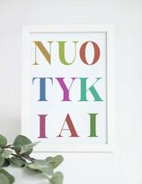 Plakatas vaiko kambariui  „Nuotykiai“