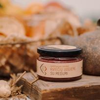 Aviečių uogienė su medumi, 250g