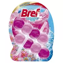 Valiklis-gaiviklis BREF BRILLIANT GEL SPRING RAIN, 2x42 g