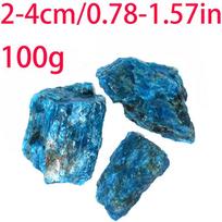 Įspūdinga apatito kolekcija Natūralūs mėlyni brangakmeniai Mineralų pavyzdžiai Unikalioms dovanoms 2-4cm(about 100g)