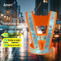 Ansaierui LED atspindinti saugos liemenė