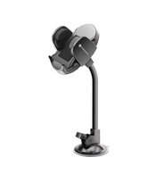 Automobilinis telefono laikiklis Forcell F-Grip Oval 17 cm priekinio stiklo / prietaisų skydelio / oro ventiliacijos juodas