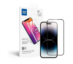 Apsauginis stiklas Blue Star - APP IPHONE 14 Pro 5D Pilnas dangtelis juodas
