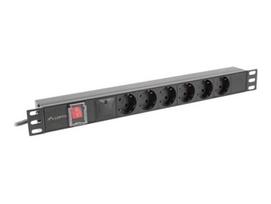 LANBERG PDU-06F-0200-BK PDU 19i 1U 16A|PDU-06F-0200-BK