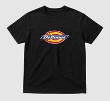 Deftones X Dickies Juodi marškinėliai Dydis S-5XL Gerbėjų sukurti Unisex marškinėliai S