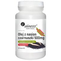 Aliness Juodųjų kmynų sėklų aliejus 500 mg – 120 kapsulių