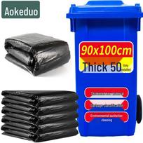 Aokedu Heavy Duty Outdoor Black Garbage Bags