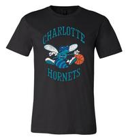 Charlotte Hornetsnusidėvėjęs NBA komandos logotipas marškinėliai S - 6XL!!! Greitas pristatymas! Unisex marškinėliai XXL