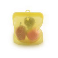 Self-Sealing Food-Grade Silicone Storage Bag with Date Pointer 500ml raudona