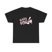 Bada Bing Sopranai Grafinis Marškinėlis Unisex Sunkaus Medvilnės Marškinėlis Dovana Unisex Marškinėlis S
