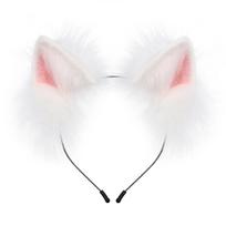 Realistic Handmade Plush Cat & Fox Ears Headband - Japanese Lolita Style Hair Accessories