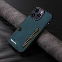 iPhone 17 odinis dėklas su kortelės laikikliu - Apsauga nuo kritimo iPhone 14, 15 Pro Max, 16 ir naujiems modeliams iPhone 18 Pro Max brown