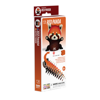EUGY 3D kartoninis modelis „Raudonoji panda“