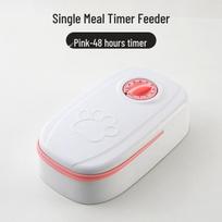 Automatinis dvigubas maisto indelis šunims ir katėms - Laikytas ir kiekybinis sauso bei drėgno maisto šėrimas Single Meal pilka spalva