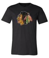 Chicago Blackhawksnusidėvėjęs logotipas marškinėliai S-6XL Sekimas!! Unisex marškinėliai XXXL