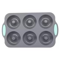 High-Temperature Resistant Silicone Baking Mold Set - Dark Gray Donut, Toast, Chiffon Molds gray