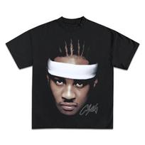 Carmelo Anthony Didelės Galvos Grafikos Dėžutės Formos Senovinis Marškinėlis Streetwear Krepšinio Marškinėlis Unisex Marškinėlis S