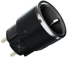 Shelly Wave Plug S – Z-Wave 800 išmanusis kištukinis lizdas Juoda