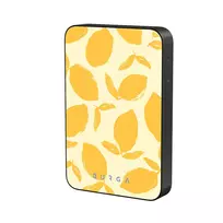 Išorinė baterija Burga Magnetic Power Bank Lemon Tart Gunmetal