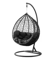 Pakabinamas krėslas, Swing Chair 02, juodas, 2026 kolekcija
