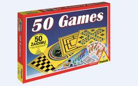 Stalo žaidimų rinkinys Piatnik 50 Games LT