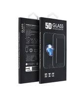 5D Pilno klijavimo grūdintas stiklas - iPhone 13 / 16e (SE 4 2025) (privatumas) juodas