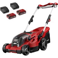 Power X-Change Akku-Rasenmäher GE-CM 36/37 Li, 36Volt (2x18V) (rot/schwarz, 2x Li-Ionen Plus Akku 4,0Ah)