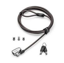 Kensington ClickSafe 2.0 3-in-1 Keyed T-Bar Laptop Lock, Nano, Wedge