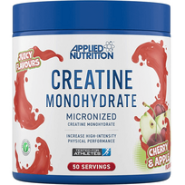 APPLIED NUTRITION Creatine Monohydrate Micronized - 250g Vyšnios-obuoliai