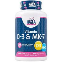 HAYA LABS Vitamin D-3 1000 & МK-7 - 120 kaps.