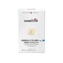SWISSOVIT OMEGA-3 TG 600mg Fish Oil – 30 kaps.