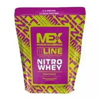 MEX Nitro Whey - 2270g Braškės