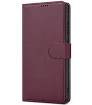 Raudonas atverčiamas dėklas Samsung Galaxy S26 Ultra telefonui "Fancy Wallet"