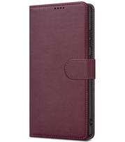 Raudonas atverčiamas dėklas Samsung Galaxy S26 Plus telefonui "Fancy Wallet"