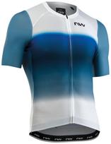 Dviratininko marškinėliai Northwave Blade Air S/S white-blue