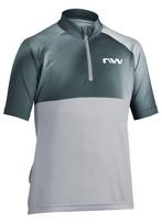 Dviratininko marškinėliai Northwave Force EVO Junior S/S light grey