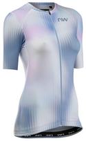 Dviratininko marškinėliai Northwave Blade WMN S/S ice grey