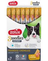 ZOLUX Pristatymas kremas šuniui SWEETIES su vištiena ir sūriu 7x14g