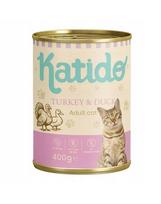 KATIDO Suaugusių kačių maistas su kalakutiena ir antis 400 g