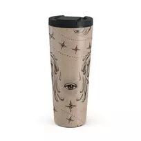 Kelioninis puodelis Burga Aquarius - Travel Mug, 700 ml / Flap / Beige