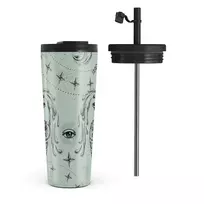 Kelioninis puodelis Burga Aquarius - Travel Mug, 700 ml / Flap & Straw Set / Turquoise