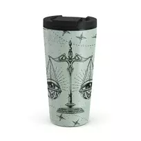 Kelioninis puodelis Burga Libra - Travel Mug, 500 ml / Flap / Turquoise