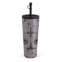 Kelioninis puodelis Burga Libra - Travel Mug, 700 ml / Straw / Purple