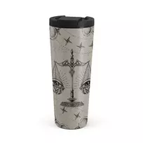 Kelioninis puodelis Burga Libra - Travel Mug, 700 ml / Flap / Nude