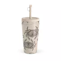 Kelioninis puodelis Burga Cancer - Travel Mug, 500 ml / Straw / Nude