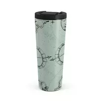 Kelioninis puodelis Burga Sagittarius - Travel Mug, 700 ml / Flap / Turquoise