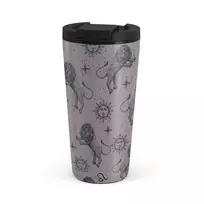Kelioninis puodelis Burga Leo - Travel Mug, 500 ml / Flap / Purple