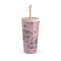 Kelioninis puodelis Burga Capricorn - Travel Mug, 500 ml / Straw / Pink